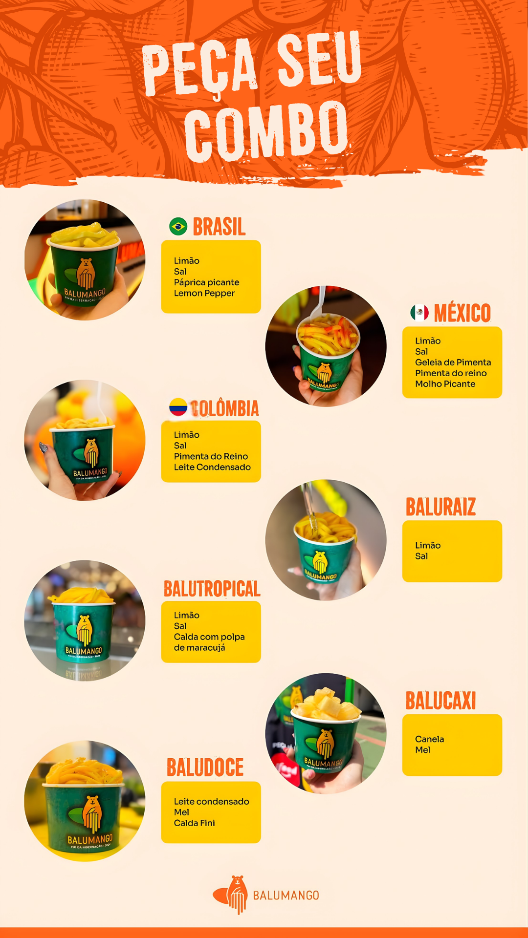 Cardápio Balumango